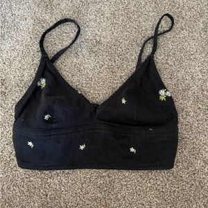 Black Urban Outfitters cropped top
